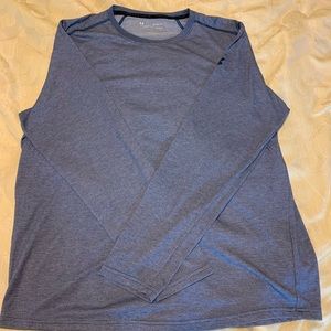 Under armour, long sleeve, blueish gray tshirt
